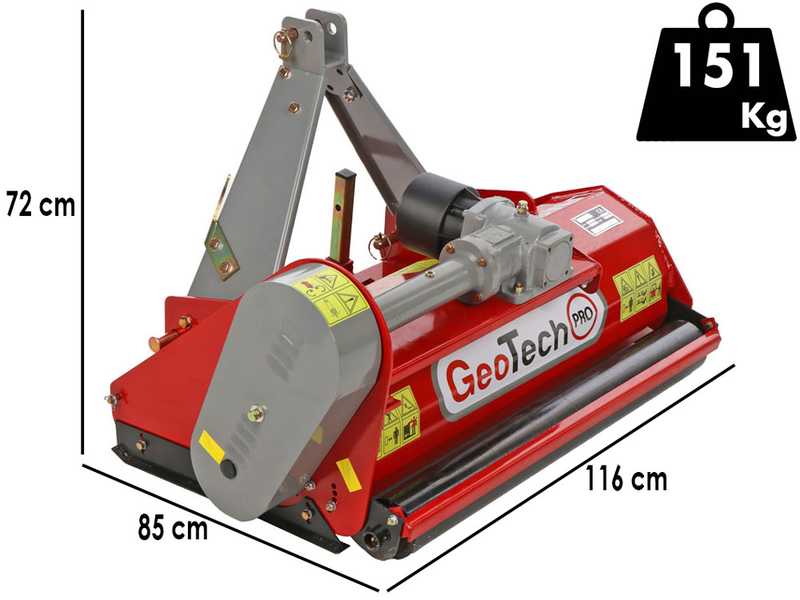 GeoTech-Pro LFM105 - Trituradora para tractor - Serie ligera