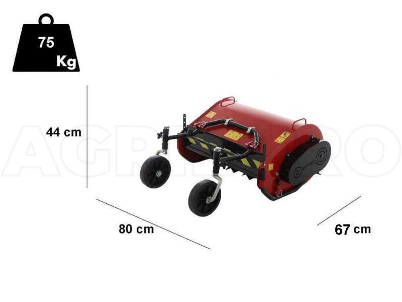 Trituradora serie pesada 70 cm para motocultor GINKO serie 710