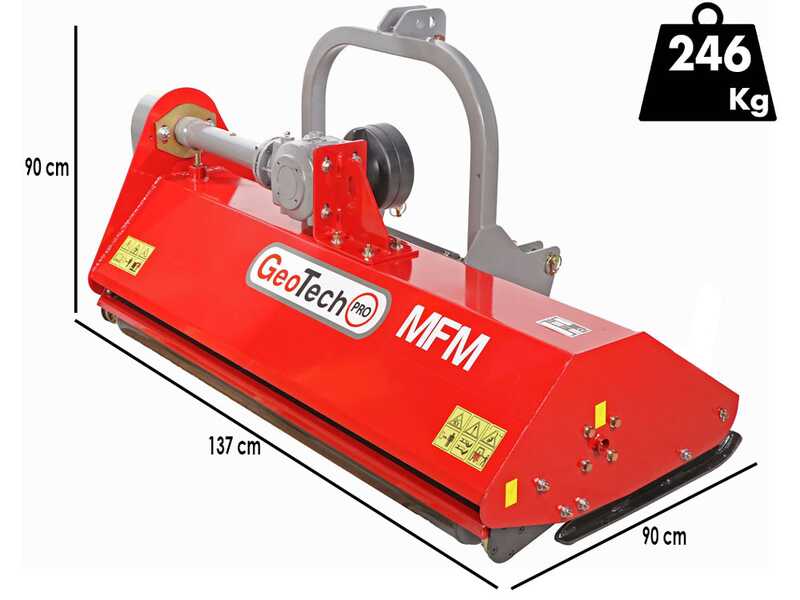 GeoTech-Pro MFM-125 - Trituradora para tractor - Serie media