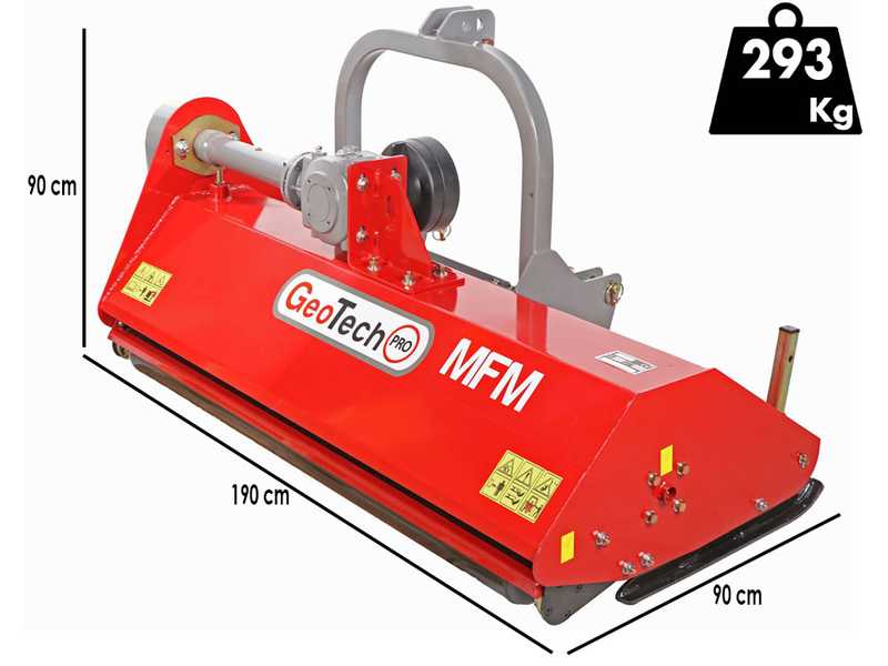 GeoTech Pro MFM-175 - Trituradora para tractor - Serie media