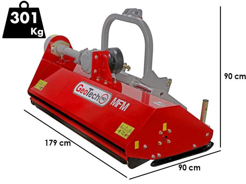 GeoTech-Pro MFM 165-H - Trituradora para tractor - Serie media - Desplazamiento hidr&aacute;ulico