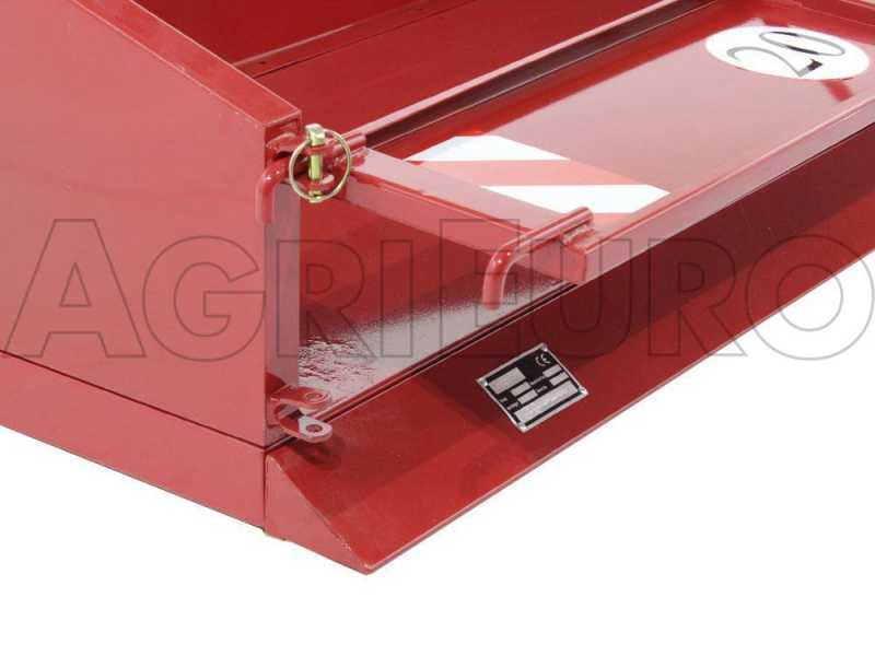 Caj&oacute;n basculante para tractor GeoTech PRO TB150 de metal