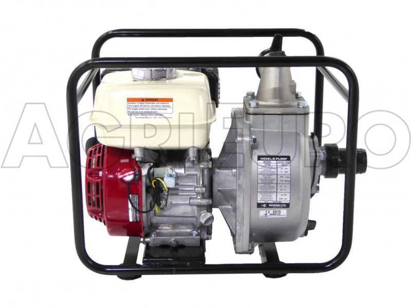 Motobomba de gasolina Koshin SERH-50B Honda, racores 50mm, 2 pulgadas, autocebante