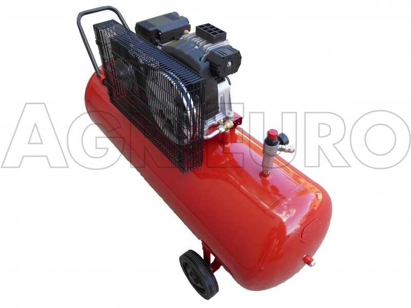 Fini Advanced MK 103-200-3M - Compresor de aire el&eacute;ctrico monof&aacute;sico de correa - Motor 3 HP - 200 L