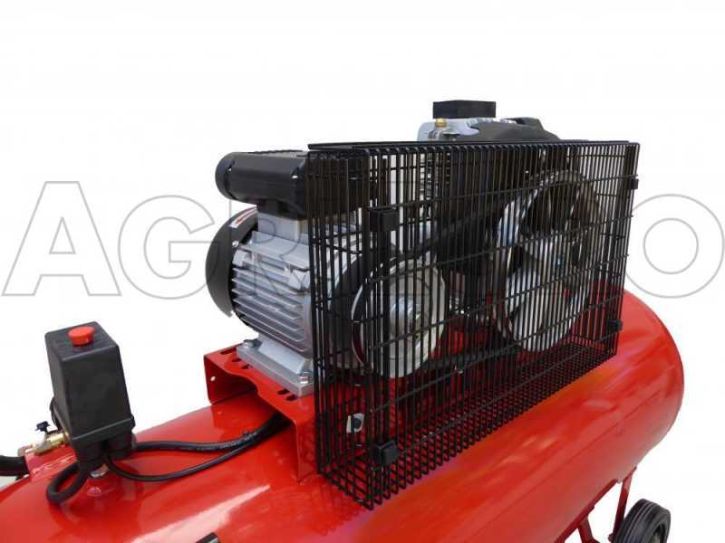 Fini Advanced MK 103-200-3 - Compresor de aire el&eacute;ctrico trif&aacute;sico de correa - Motor 3 HP - 200 L