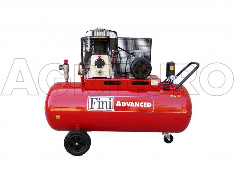 Fini Advanced BK 119-270L - Compresor de aire el&eacute;ctrico trif&aacute;sico de correa - Motor 5.5 HP - 270 L