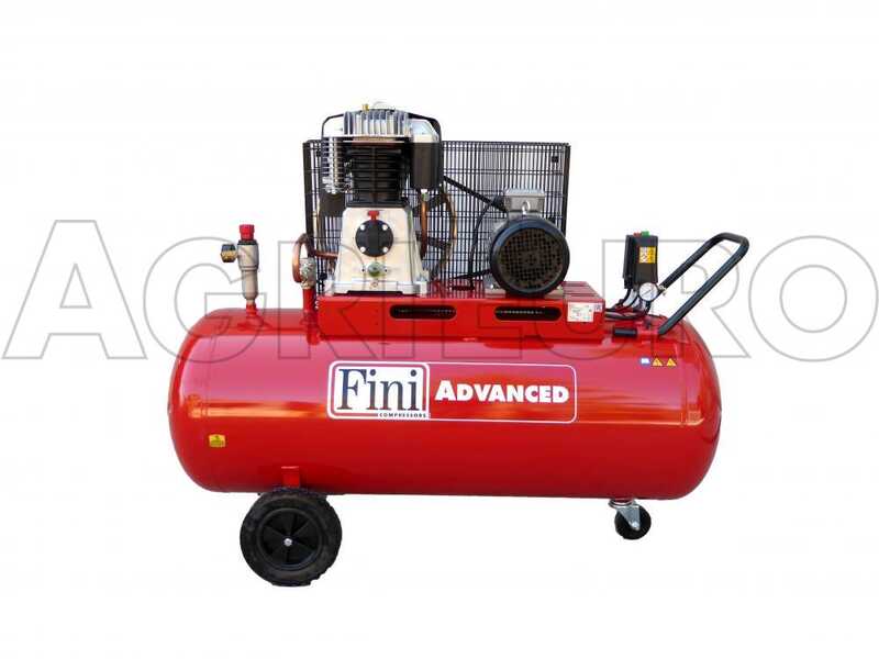 Fini Advanced BK 119-270L - Compresor de aire el&eacute;ctrico trif&aacute;sico de correa - motor 5.5 HP - 270 l