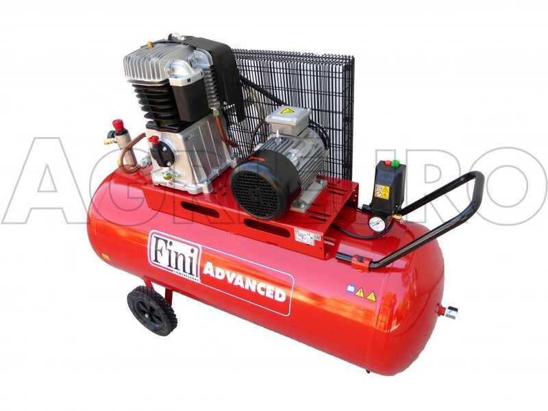 Fini Advanced BK 119-270L - Compresor de aire el&eacute;ctrico trif&aacute;sico de correa - Motor 5.5 HP - 270 L