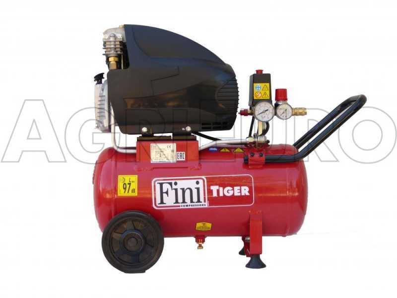 Fini Tiger MK 285 24 - Compresor de aire el&eacute;ctrico monof&aacute;sico - Motor 2.5 HP - 24 L