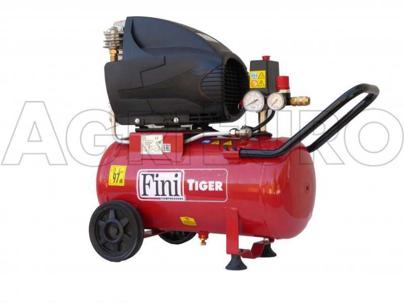 Fini Tiger MK 285 24 - Compresor de aire el&eacute;ctrico monof&aacute;sico - Motor 2.5 HP - 24 L