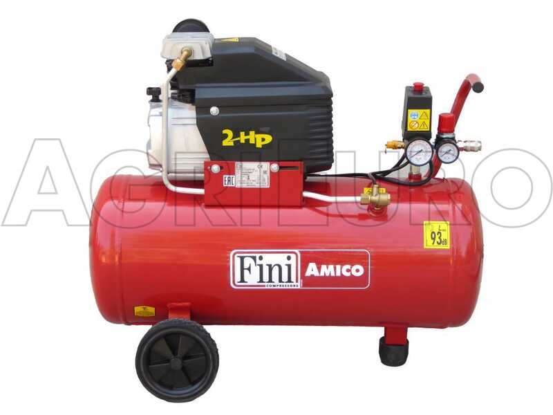 Fini Amico 50 MK 2400 - Compresor de aire el&eacute;ctrico monof&aacute;sico - Motor 2 HP - 50 L