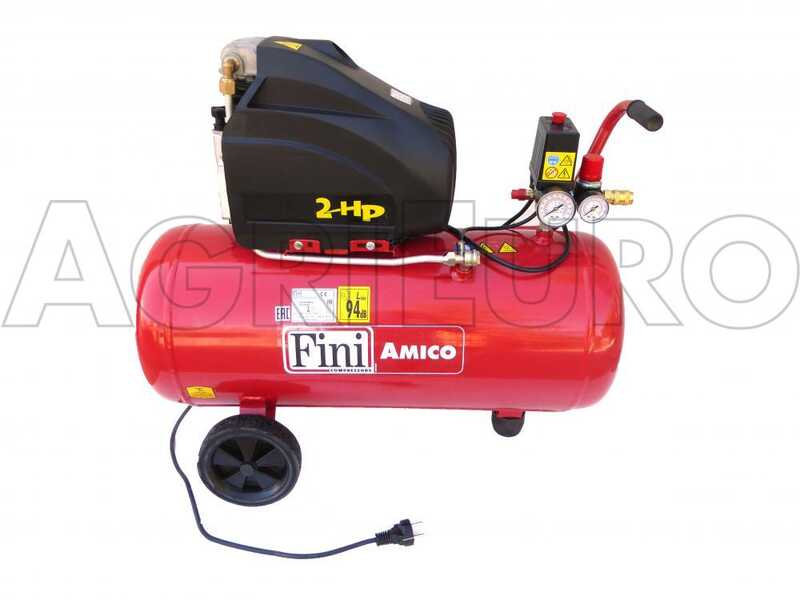 Fini Amico 50 MK 2400 - Compresor de aire el&eacute;ctrico monof&aacute;sico - Motor 2 HP - 50 L