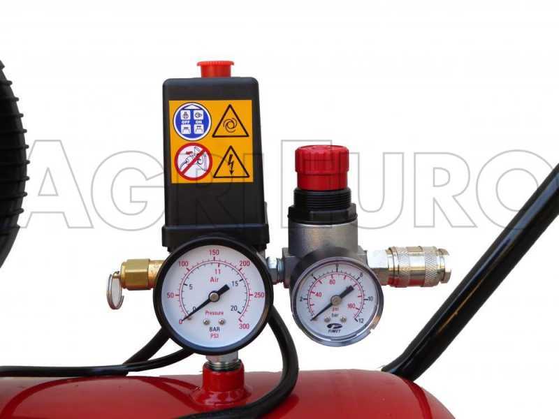 Fini Super Tiger MK 312 - Compresor de aire el&eacute;ctrico monof&aacute;sico - Motor 3 HP - 50 L