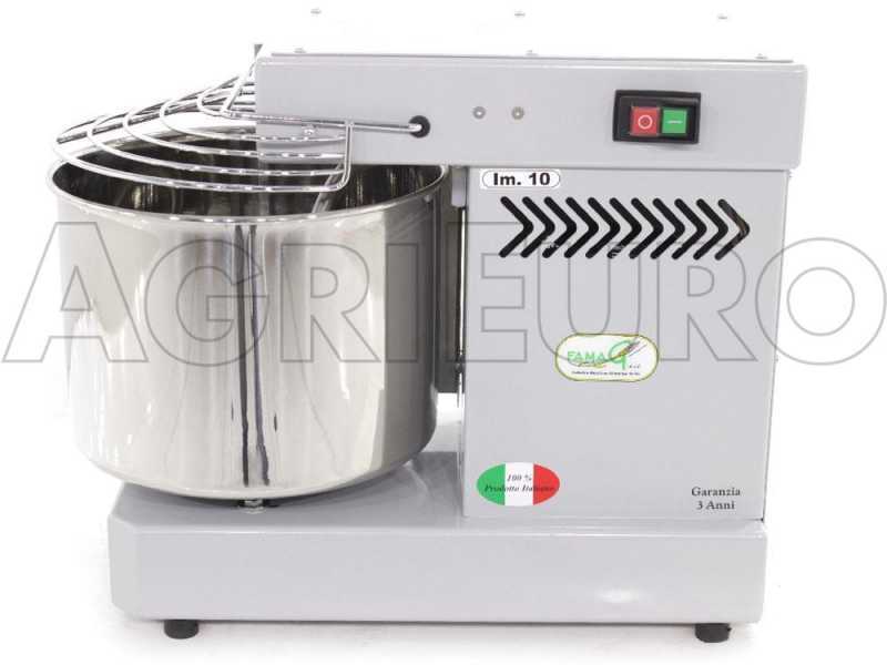 Famag IM 10/230 1 Velocidad Silver - Amasadora de espiral 10 kg