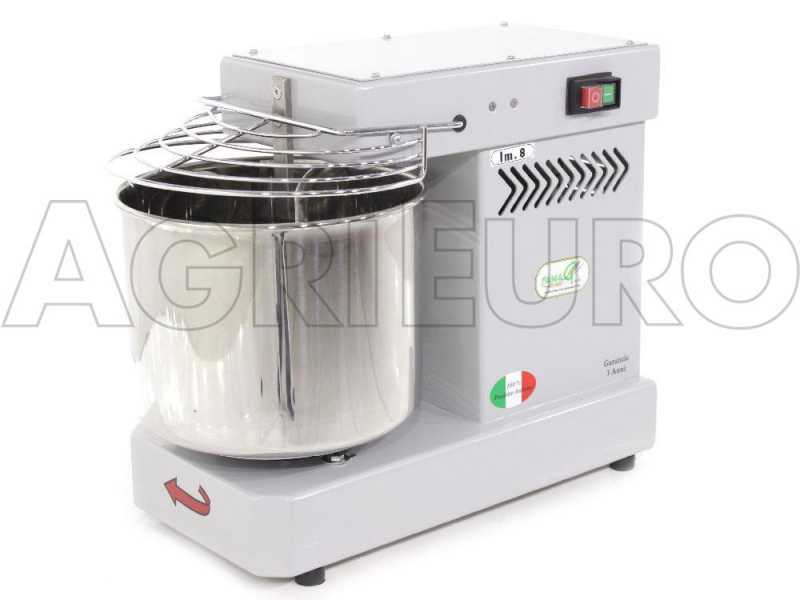 Famag IM 8/230 1 Velocidad Silver - Amasadora de espiral 8 kg