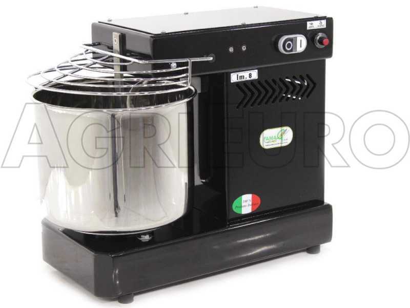 Famag IM 8/230 10 Velocidades Negra- Amasadora de espiral 8 kg