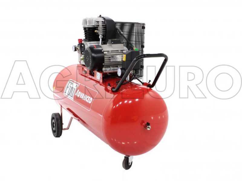 Fini Advanced MK 113-200-4 - Compresor de aire el&eacute;ctrico trif&aacute;sico de correa - Motor 4 HP - 200 L