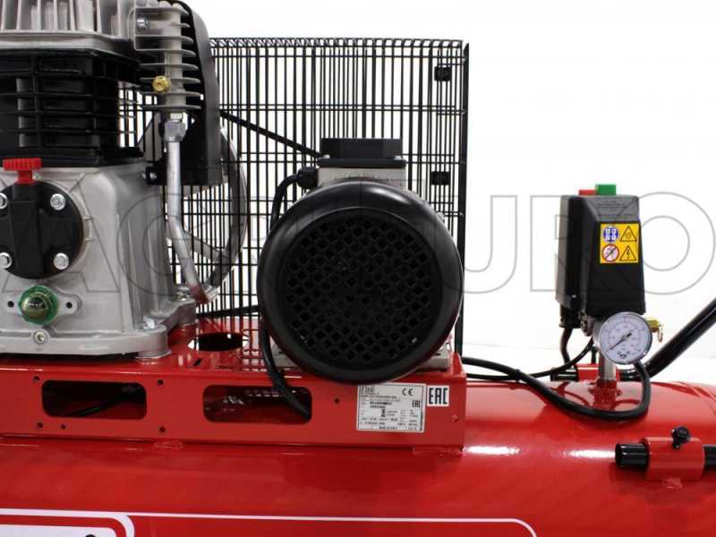 Fini Advanced MK 113-200-4 - Compresor de aire el&eacute;ctrico trif&aacute;sico de correa - Motor 4 HP - 200 L