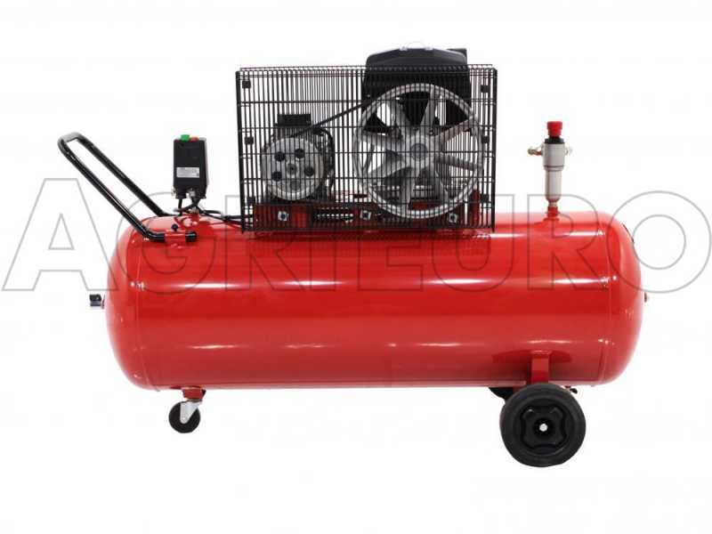 Fini Advanced MK 113-200-4 - Compresor de aire el&eacute;ctrico trif&aacute;sico de correa - Motor 4 HP - 200 L