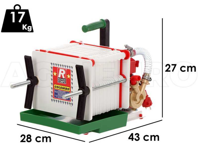 Rover Colombo 18 - Filtro de cartones y placas - Bomba de bronce