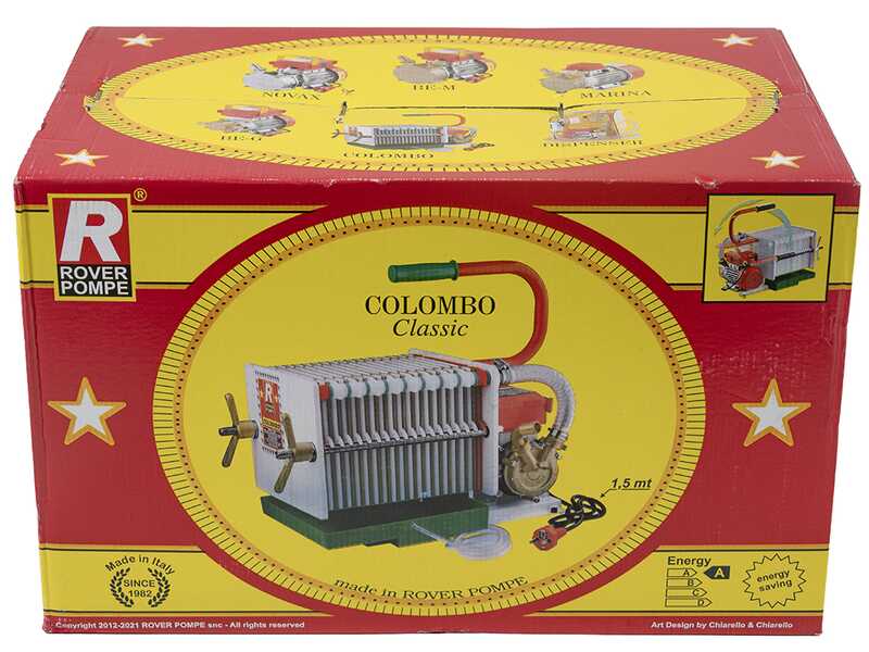 Rover Colombo 12 - Filtro de cartones y placas - Bomba de bronce