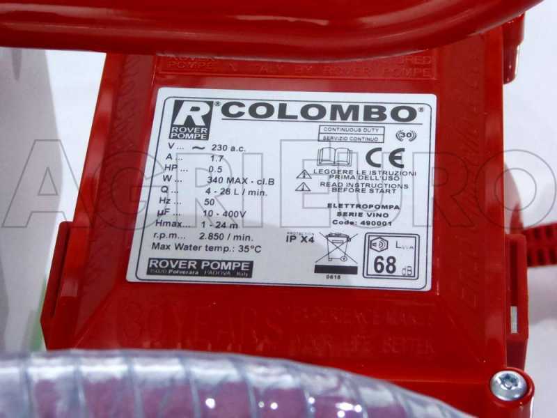 Rover Colombo 6 - Filtro de cartones y placas - Bomba de bronce