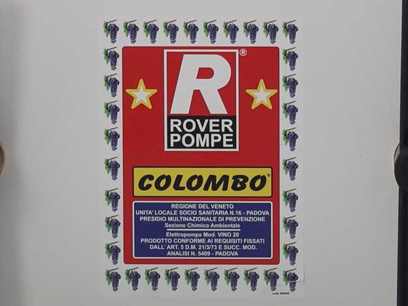 Rover Colombo 6 - Filtro de cartones y placas - Bomba de bronce