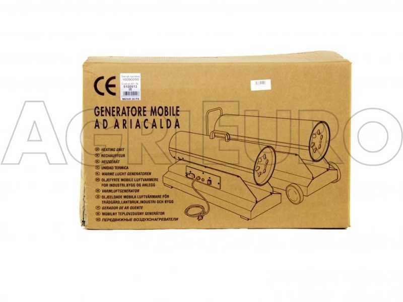 ITM MIZAR 50PX INOX - Generador de aire caliente di&eacute;sel directo - 50 kw