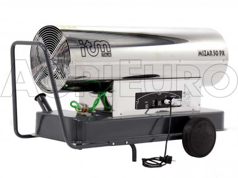 ITM MIZAR 50PX INOX - Generador de aire caliente di&eacute;sel directo - 50 kw