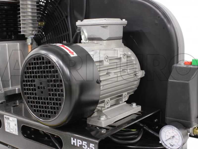 Nuair NB/5,5 T/200 - Compresor de aire el&eacute;ctrico trif&aacute;sico de correa - Motor 5.5 HP - 200 L