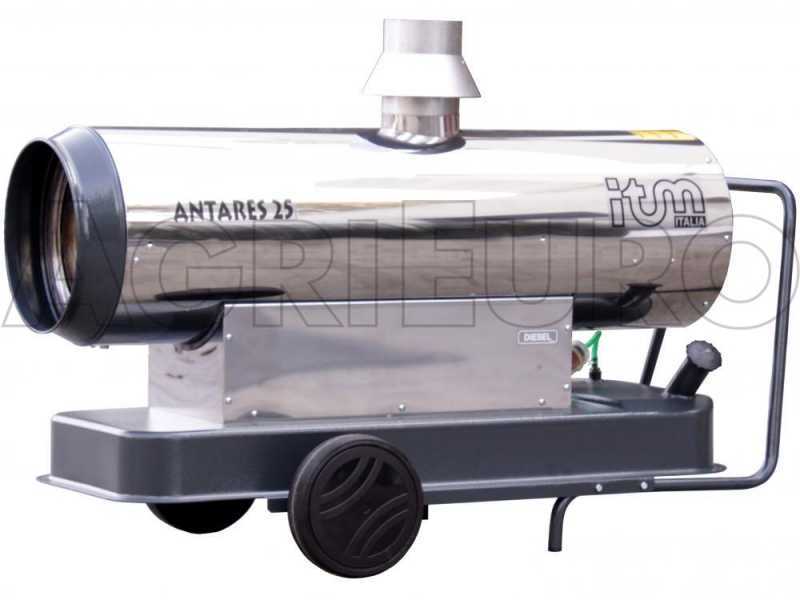 Generador de aire caliente di&eacute;sel ITM ANTARES 25 INOX indirecto con intercambiador