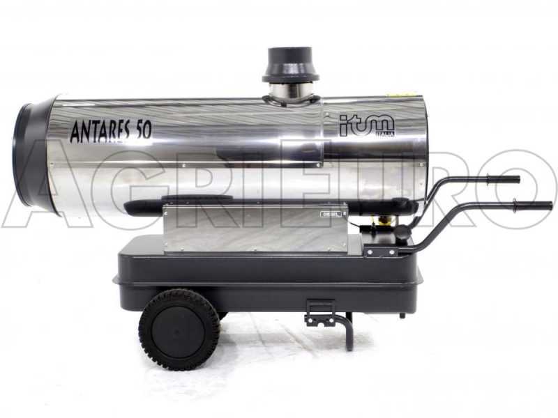 ITM ANTARES 50 INOX - Generador de aire caliente di&eacute;sel indirecto - 48,5 kw