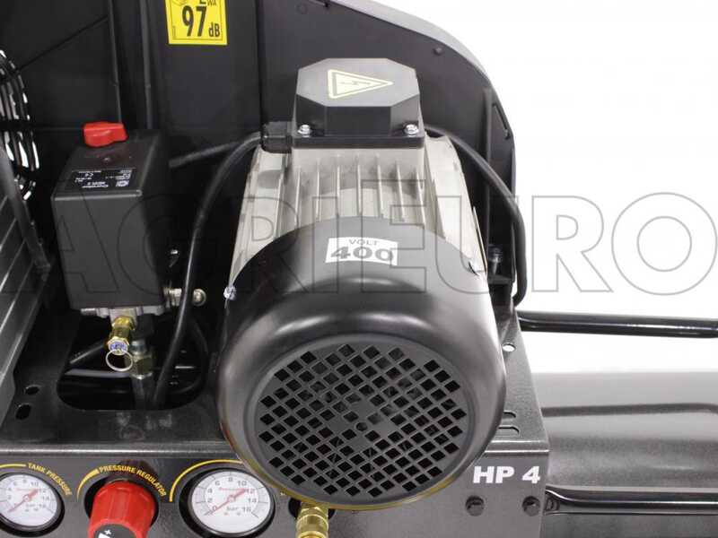 Nuair B 3800B/4T/270 TECH - Compresor de aire el&eacute;ctrico trif&aacute;sico de correa - Motor 4 HP - 270 L