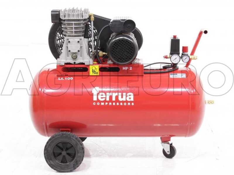 Ferrua FB28/100 CM2 - Compresor de aire el&eacute;ctrico monof&aacute;sico de correa - Motor 2 HP - 100 L
