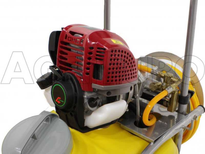 GeoTech SP 320 4S ALU - Carretilla fumigadora - 4 tiempos de gasolina