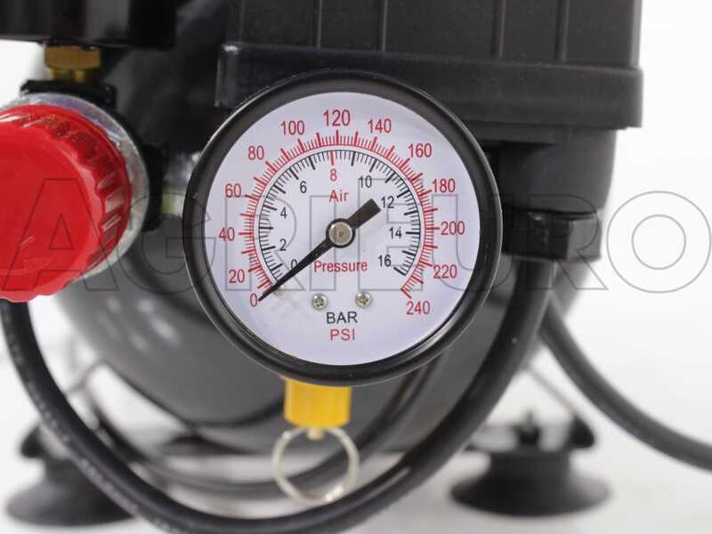 Nuair FC 2/6 - Compresor de aire el&eacute;ctrico port&aacute;til monof&aacute;sico - Motor 2 HP - 6 L