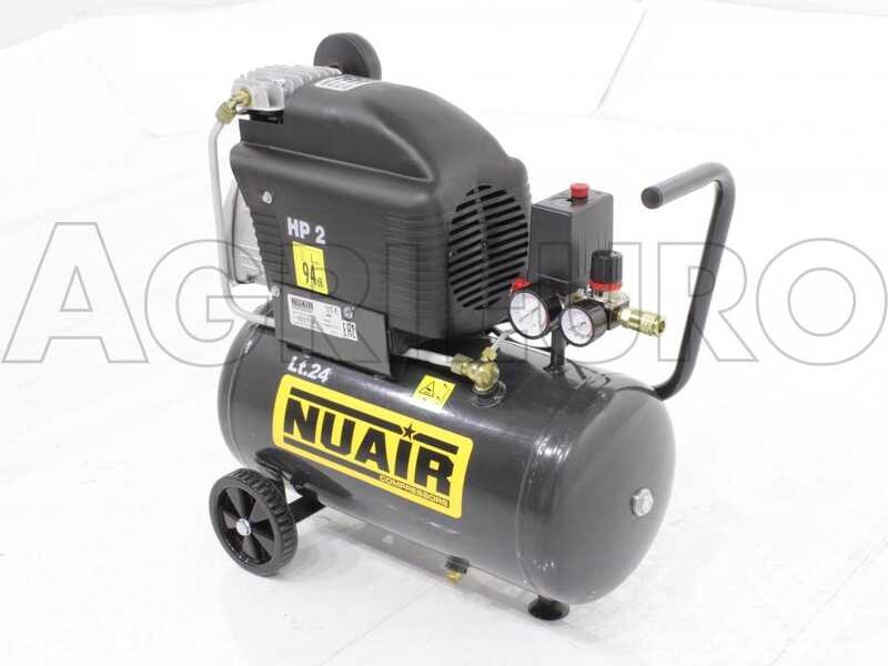 Nuair FC2/24 - Compresor de aire el&eacute;ctrico monof&aacute;sico - Motor 2 HP - 24 L