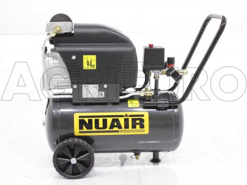 Nuair FC2/24 S - Compresor de aire el&eacute;ctrico monof&aacute;sico - Motor 2 HP - 24 L