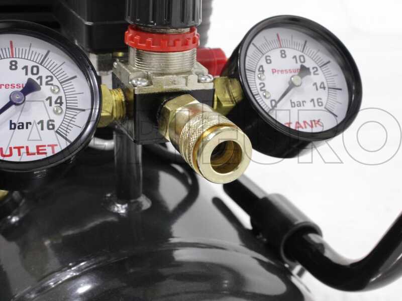 Nuair FC2/24 S - Compresor de aire el&eacute;ctrico monof&aacute;sico - Motor 2 HP - 24 L