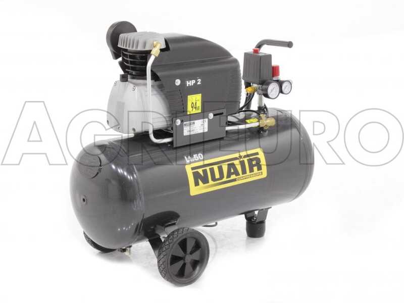 Nuair FC 2 50 - Compresor de aire el&eacute;ctrico monof&aacute;sico - Motor 2 HP - 50 L