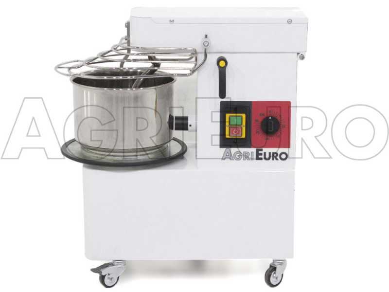 Amasadora de espiral Mixer 500 S Deluxe de cabeza abatible- Capacidad masa 5 Kg - 7 litros