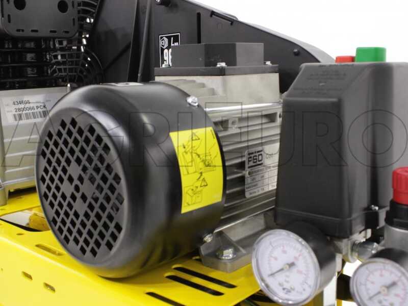 Stanley B 345/10/100 T - Compresor de aire el&eacute;ctrico trif&aacute;sico de correa - Motor 3 HP - 100 L