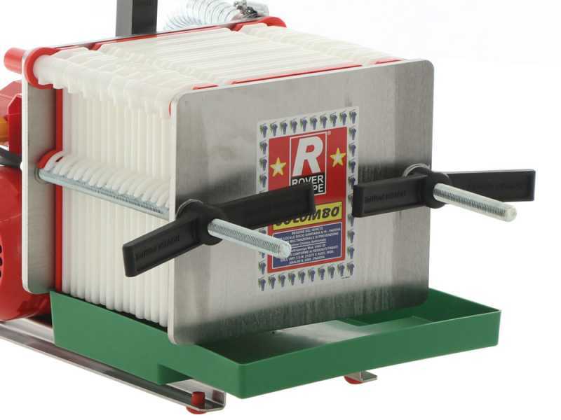 Rover Colombo 18 Oil Inox - Filtro para aceite de cartones y placas - Bomba para aceite en Novax