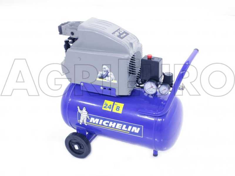 Michelin MB 24 - Compresor de aire el&eacute;ctrico monof&aacute;sico - Motor 2 HP - 24 L