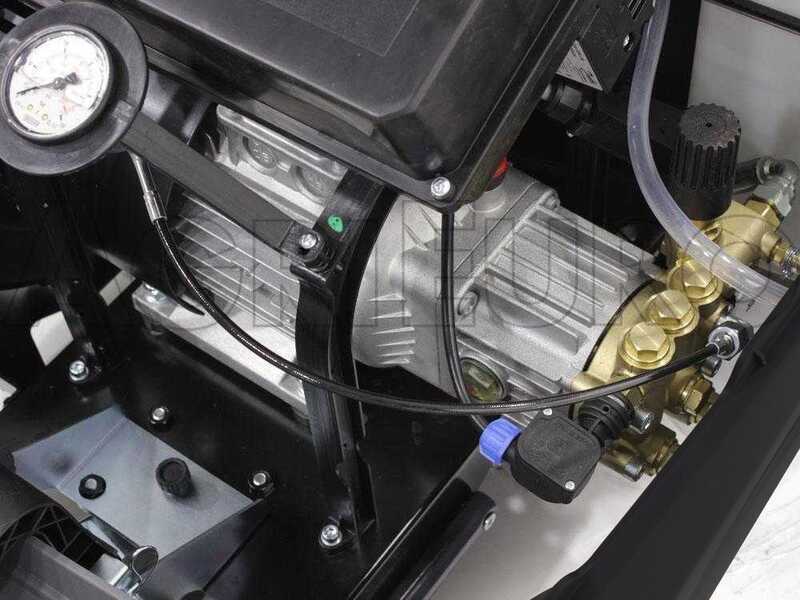 Hidrolimpiadora de agua caliente trif&aacute;sica Comet KP EXTRA 5.12 12/180 T -  bomba en lat&oacute;n