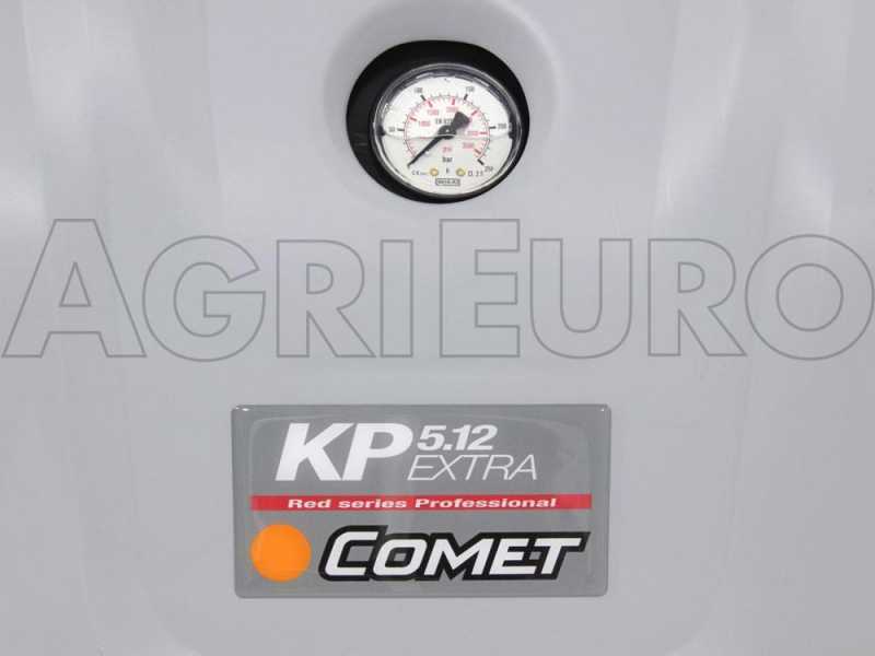 Hidrolimpiadora de agua caliente trif&aacute;sica Comet KP EXTRA 5.12 12/180 T -  bomba en lat&oacute;n