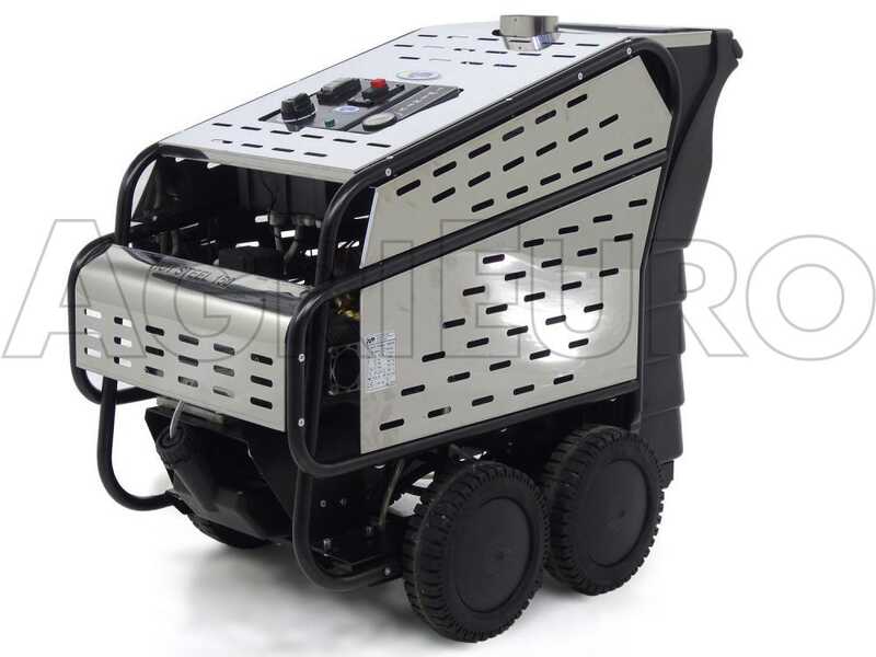 ITM - HOT STEEL 150/15 - Hidrolimpiadora profesional trif&aacute;sica de agua caliente - 150 bar - 900 L/h - Acero inoxidable