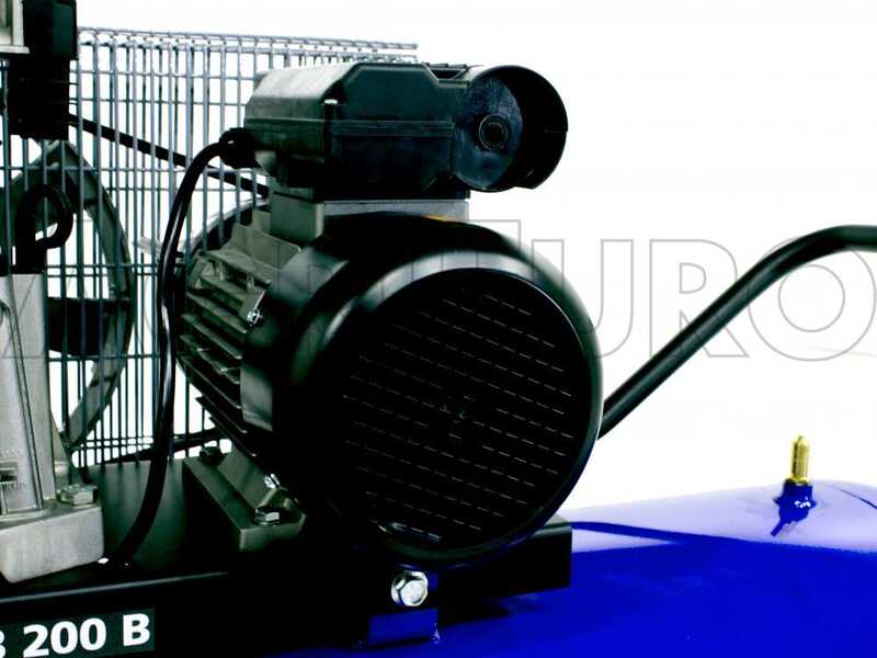 Michelin MB 200 3B - Compresor de aire el&eacute;ctrico monof&aacute;sico de correa - Motor 3 HP - 200 L