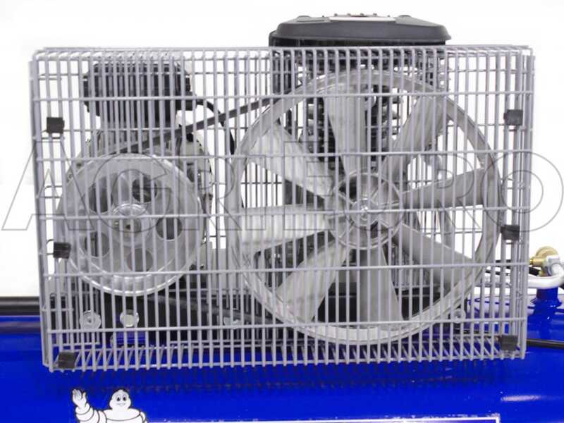 Michelin MB 200 3B - Compresor de aire el&eacute;ctrico monof&aacute;sico de correa - Motor 3 HP - 200 L