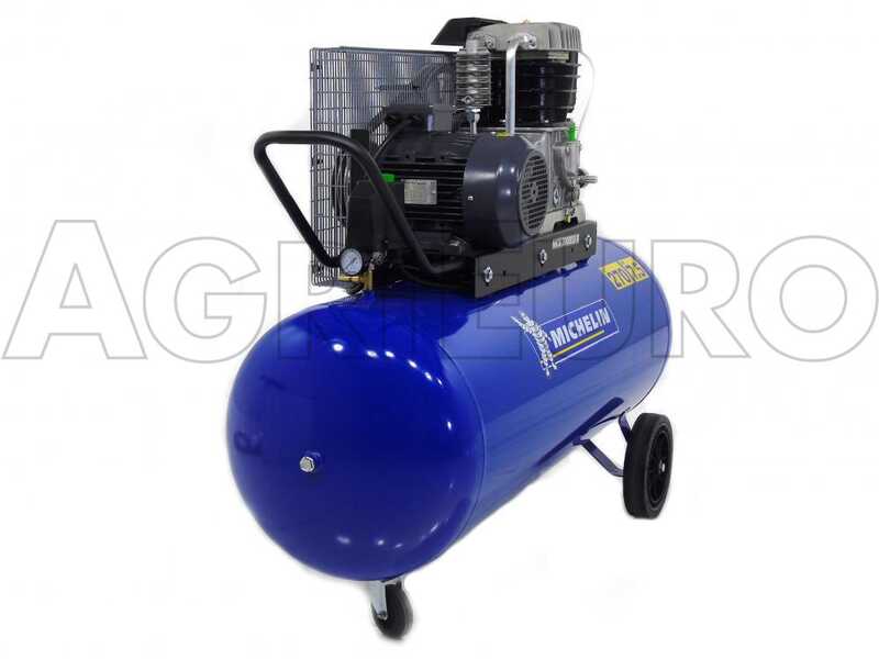 Michelin MCX 300 858 - Compresor de aire el&eacute;ctrico trif&aacute;sico de correa - Motor 7.5 HP - 270 L